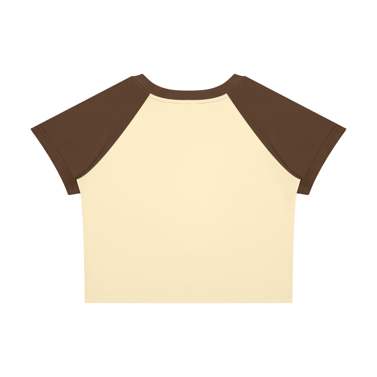Little Sister Tee in Butter & Espresso, back