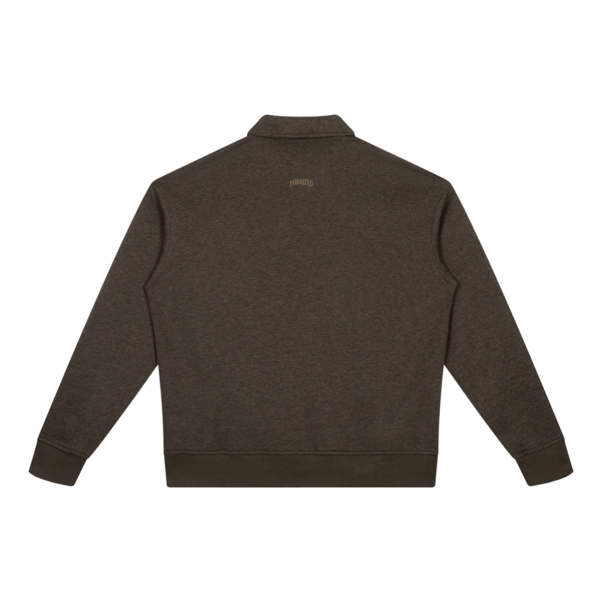 Family Business Quarter-Zip in Espresso, back
