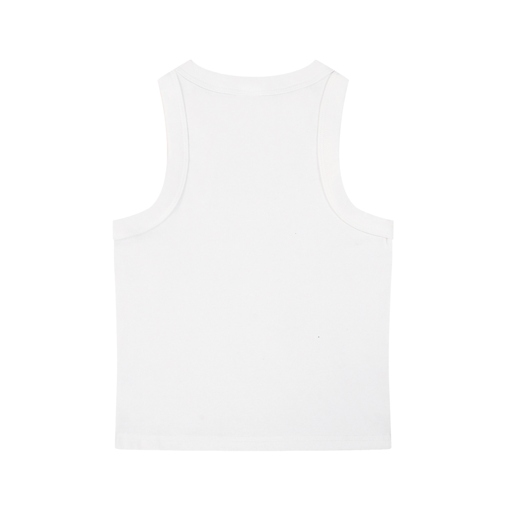 Heir Tank in Linen White, back