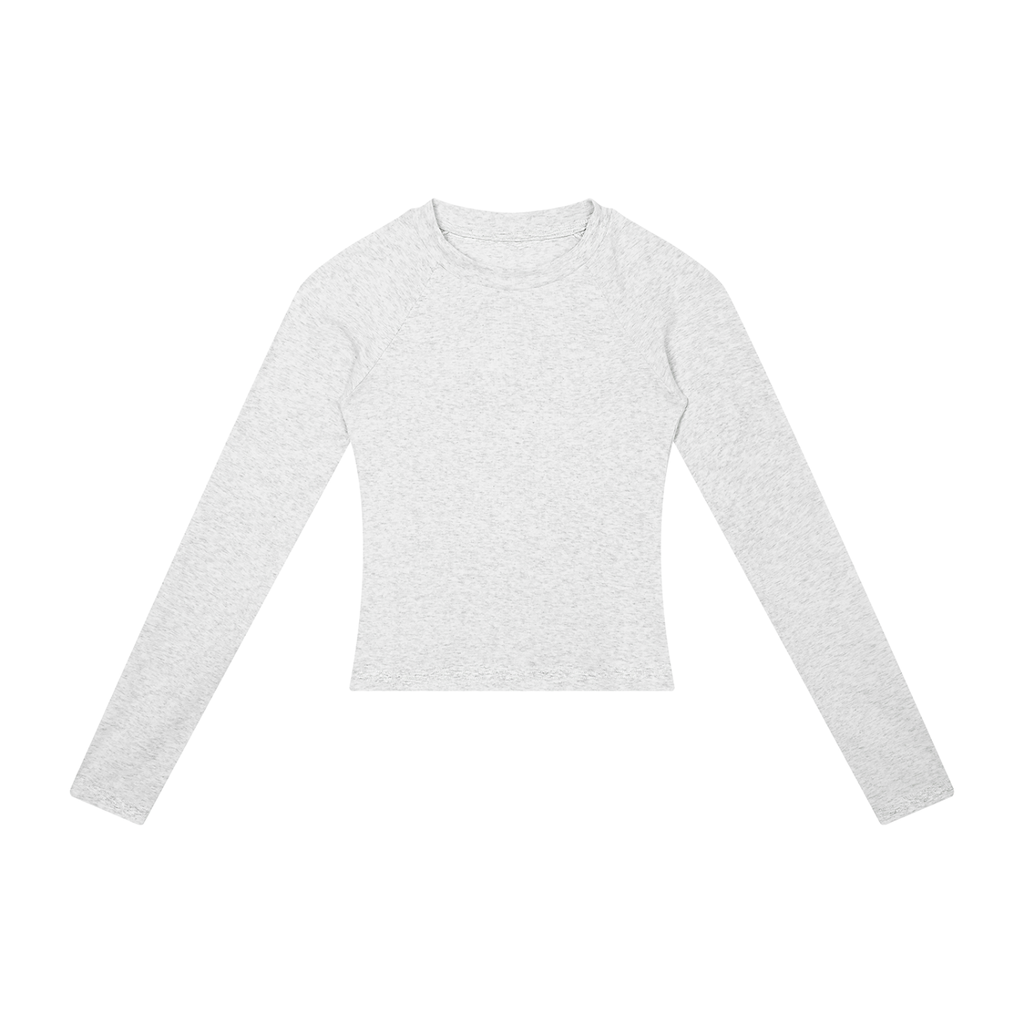 Birthright Long Sleeve in Oat Gray, back