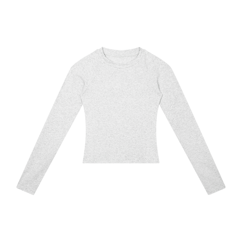 Birthright Long Sleeve in Oat Gray, back