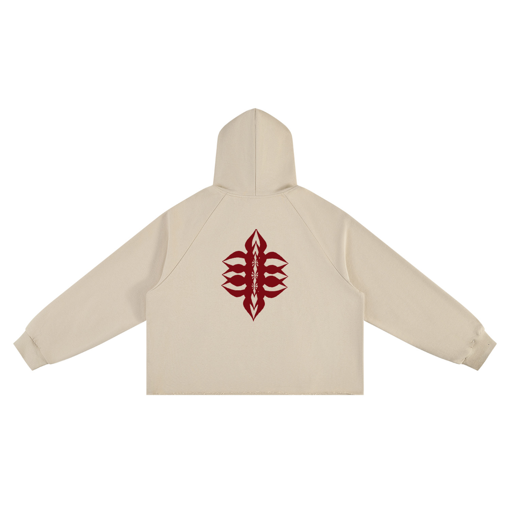 The Three Generations Hoodie in Camel, back