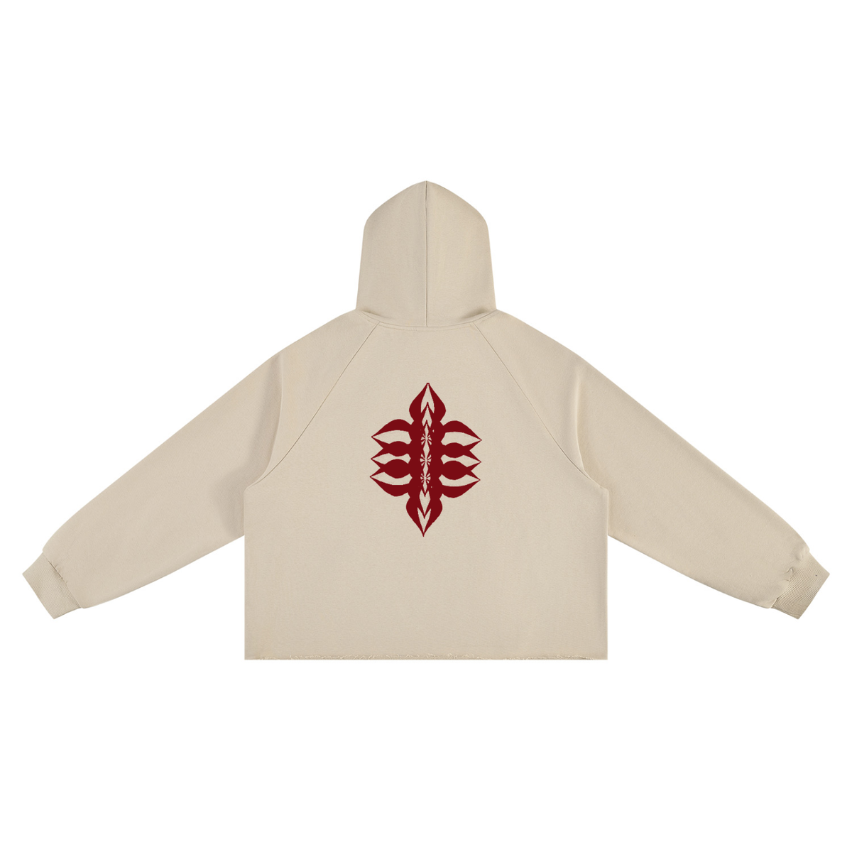 The Three Generations Hoodie in Camel, back