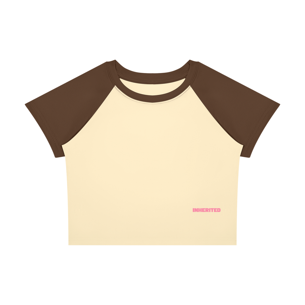 Little Sister Tee in Butter & Espresso